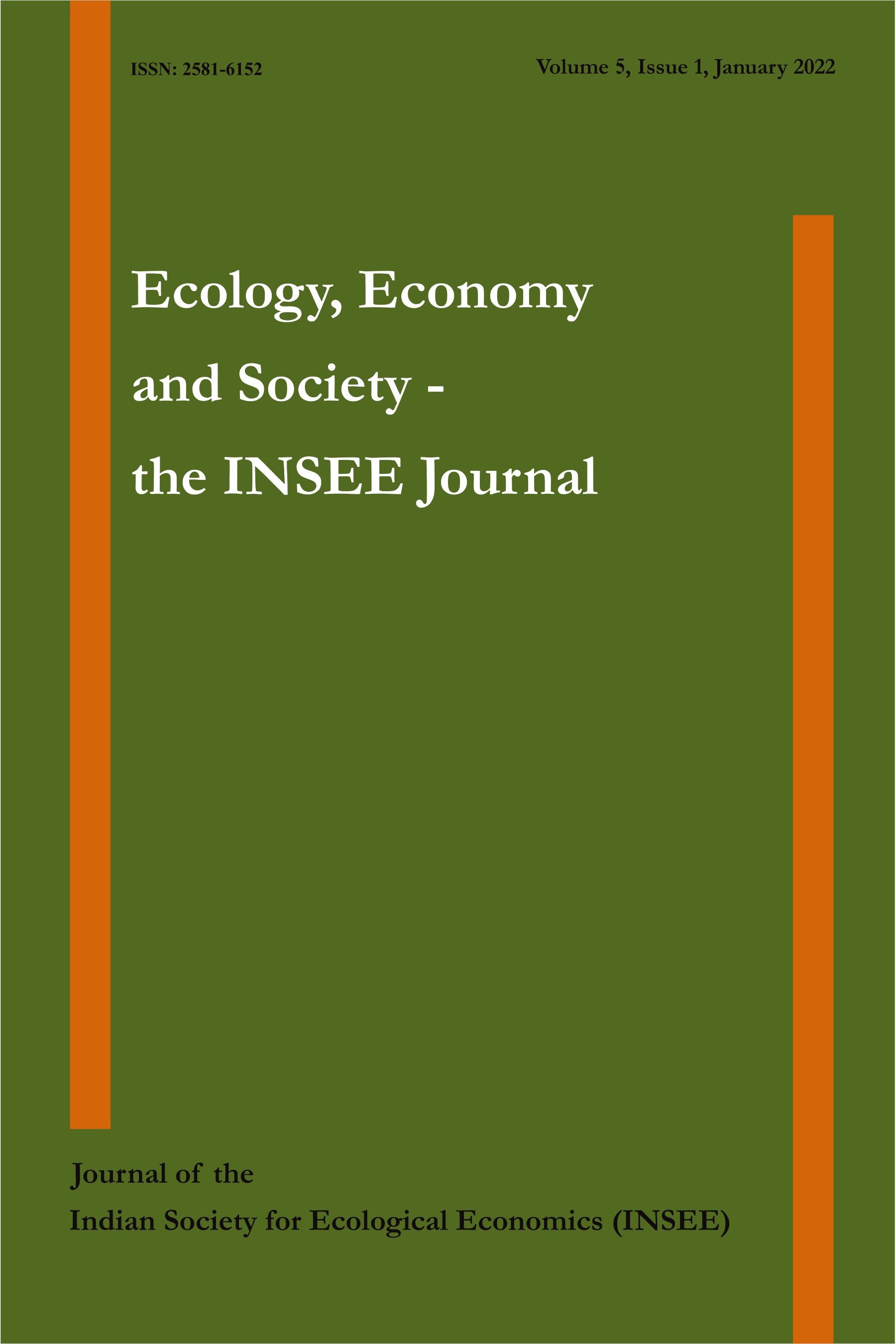 					View Vol. 5 No. 1 (2022): Ecology, Economy and Society--the INSEE Journal
				