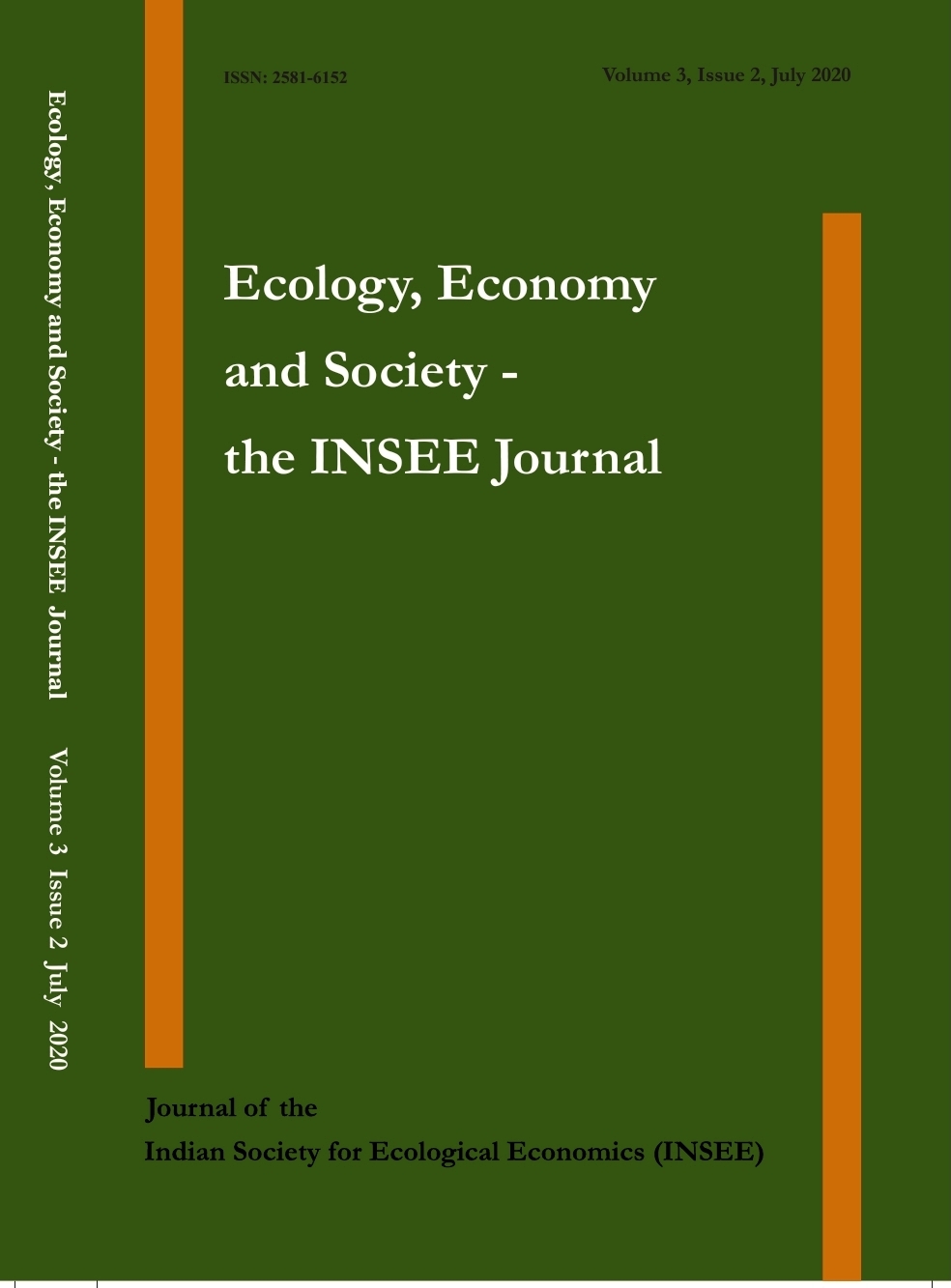 					View Vol. 3 No. 2 (2020): Ecology, Economy and Society- the INSEE Journal
				