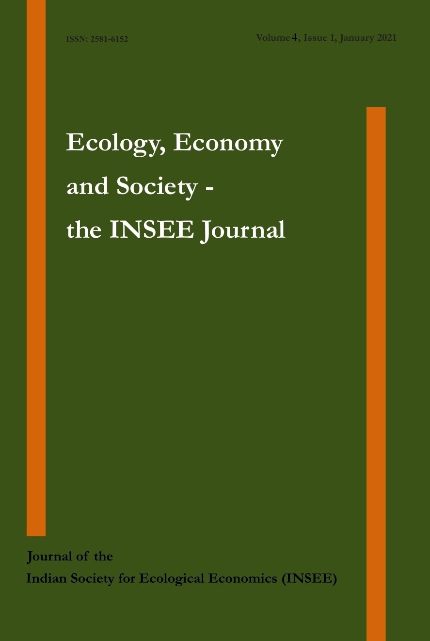 					View Vol. 4 No. 1 (2021): Ecology, Economy and Society--the INSEE Journal
				